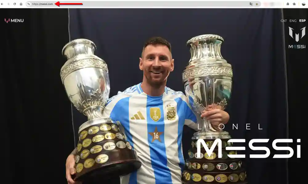 6 lionel messi website